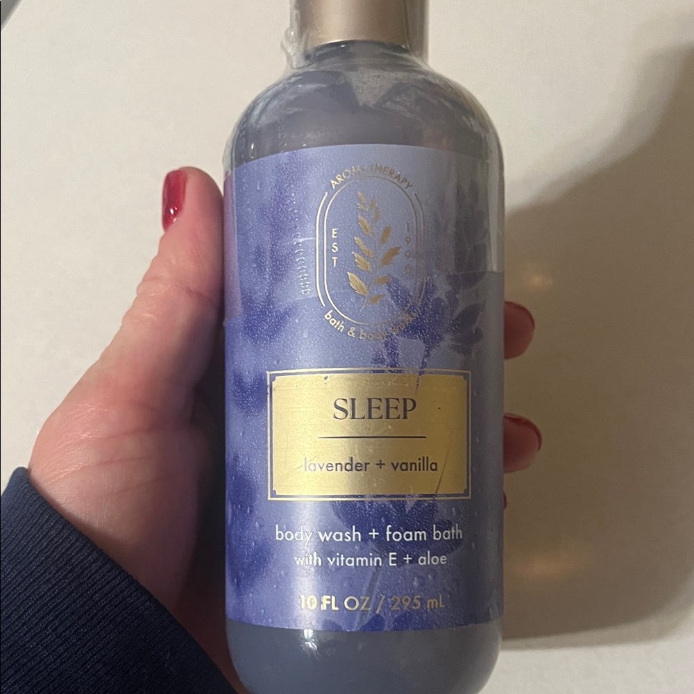 Bath & Body Works SLEEP Lavender Vanilla Body Wash - Picture 1 of 4